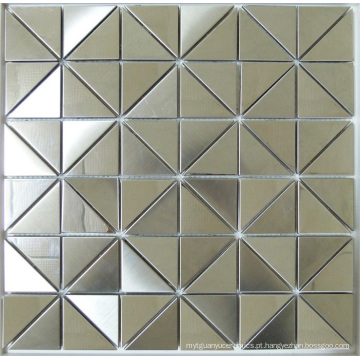 Azulejo de mosaico de metal de aço inoxidável Triangle (SM265)